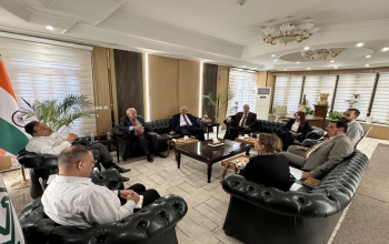 On 4 September, Ambassador Soumen Bagchi met with representatives from various Chambers of Commerce in Iraq to explore opportunities for strengthening bilateral trade and economic cooperation between India and Iraq.